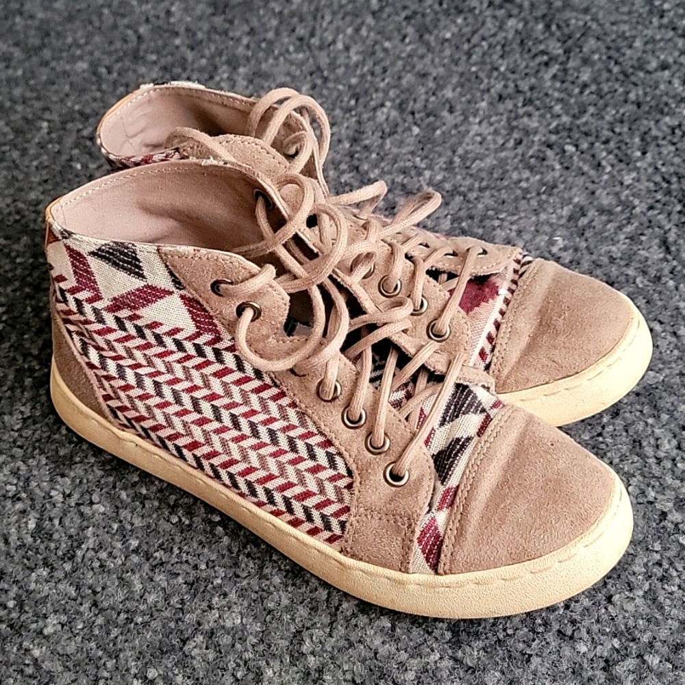 Women's Roxy Navajo Canvas Boots Size 7